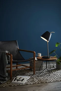Lampe de table E27, max. 40W, IP20, noir et acier - Markslöjd - Spin