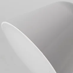 Lampe de table en ABS blanc Design moderne et compact, douille E14