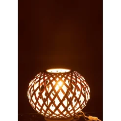 Lampe de table en bois blanc 32x32x28 cm