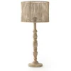 Lampe de table en jute couleur naturel