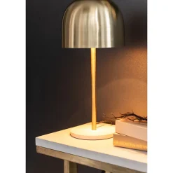 Lampe de table en métal doré 20.5x20.5x49 cm