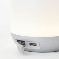 Lampe de table extérieure GEMMA blanc plastique - LED 1,9W 200 lumen 3000 kelvin IP44