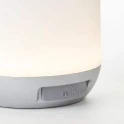 Lampe de table extérieure GEMMA blanc plastique - LED 1,9W 200 lumen 3000 kelvin IP44