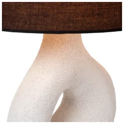 Lampe de table FORMA en céramique avec 1xE27 - Blanc - Lucide