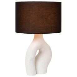 Lampe de table FORMA en céramique avec 1xE27 - Blanc - Lucide