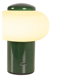 Lampe de table GUSTAV en fer avec LED intégré - Vert - Lucide