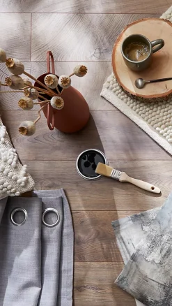 Lampe de table incandescent Yarra GoodHome E27 noir mat