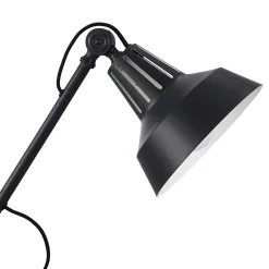 Lampe de table incandescent Yarra GoodHome E27 noir mat