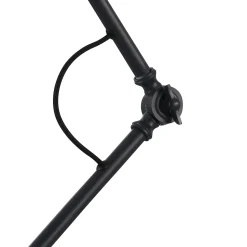 Lampe de table incandescent Yarra GoodHome E27 noir mat