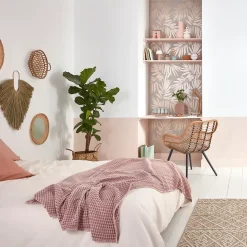 Lampe de table incandescent Peroten GoodHome E27 coloris naturel