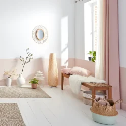 Lampe de table incandescent Peroten GoodHome E27 coloris naturel