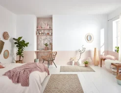 Lampe de table incandescent Peroten GoodHome E27 coloris naturel