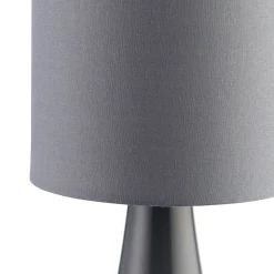 Lampe de table incandescent Tertrez GoodHome E14 gris
