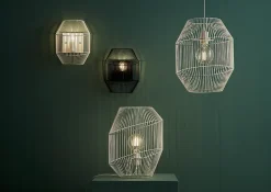 Lampe de table incandescent Tsolma GoodHome E27 blanc mat