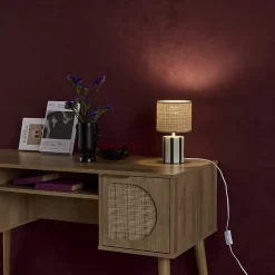 Lampe de table intérieur céramique vert H 28cm - Aurore