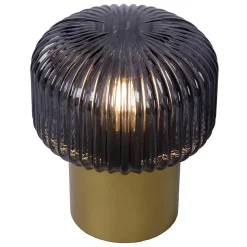 Lampe de table JANY en verre avec 1xE14 - Or Mat / Laiton - Lucide