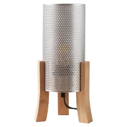 Lampe de table Joelleldsvin E27 30 x 14 x 14 cm argent lux.pro