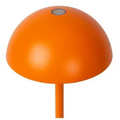 Lampe de table JOY en aluminium avec LED intégré - Orange - Lucide
