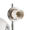Lampe de Table KAVALA avec Trois Boules de Cristal Blanc 15cm, Structure en Métal Chromé, 3E27 Design Élégant et Fonct