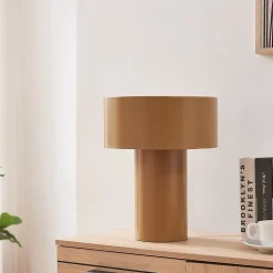 Lampe de table Kömn E27 37 x 30 cm marron lux.pro