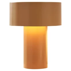 Lampe de table Kömn E27 37 x 30 cm marron lux.pro