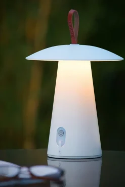 Lampe de table LA DONNA en aluminium avec LED intégré - Blanc - Lucide