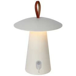 Lampe de table LA DONNA en aluminium avec LED intégré - Blanc - Lucide