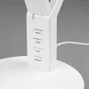 Lampe de table Led blanche variateur tactile et port USB - Trio - Ava
