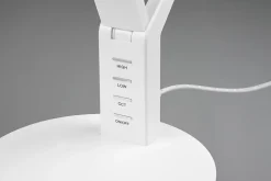 Lampe de table Led blanche variateur tactile et port USB - Trio - Ava