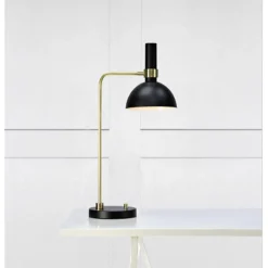 Lampe de table Led dimmable design Monika Mulder noire et laiton- Markslöjd - Larry