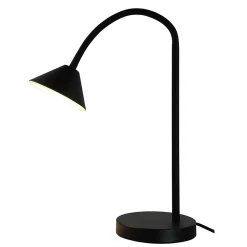 Lampe de table LED intégrée 500lm 5.8W IP20 noir