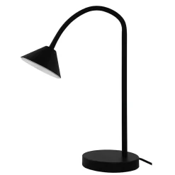 Lampe de table LED intégrée 500lm 5.8W IP20 noir