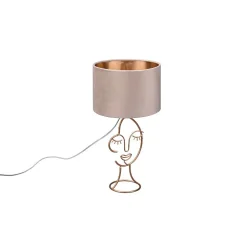 Lampe de table Led noire - Trio - Mary