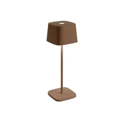 Lampe de table LED Ofelia Pro Corten, rechargeable et dimmable