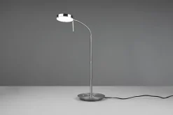 Lampe de table Led tactile dimmable 12W nickel mat avec variateur et température réglable - Trio - Monza