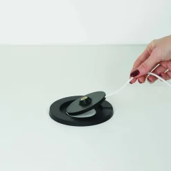 Lampe de table LED Wi-Fi connectée Zafferano Sister Light ivoire rechargeable dimmable 2200-2700-3000-4000K 3,2W h33cm