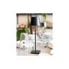 Lampe de table LED Zafferano Poldina Pro noire rechargeable dimmable autonomie jusqu'à 12 h IP65 usage extérieur