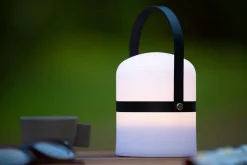 Lampe de table LITTLE JOE en synthétique avec LED intégré - Noir - Lucide