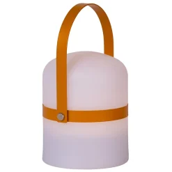 Lampe de table LITTLE JOE en synthétique avec LED intégré - Brun - Lucide