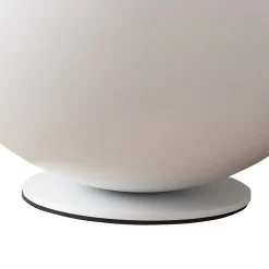 Lampe de table Lukkodso E27 20 x 20 cm blanc lux.pro