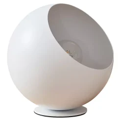 Lampe de table Lukkodso E27 20 x 20 cm blanc lux.pro