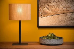 Lampe de table MAGIUS en bambou avec 1xE27 - Naturel - Lucide