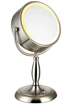 Lampe de table miroir avec éclairage LED 3x grossissement - Markslöjd - Face