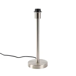 Lampe de table moderne en acier sans abat-jour - Simplo