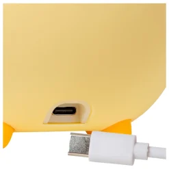 Lampe de table PINCHA DUCK en silicone avec LED intégré - Jaune - Lucide