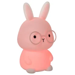 Lampe de table PINCHA RABBIT en silicone avec LED intégré - Blanc - Lucide