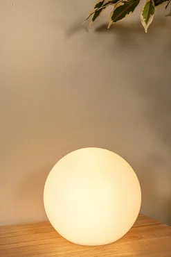 Lampe de table PINO en synthétique avec LED intégré - Blanc - Lucide