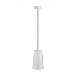 Lampe de Table Rechargeable TAG Aluminium Autonomie 25h Charge 4h Stabilité Sur Table Large Choix de Couleurs