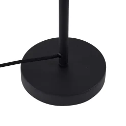 Lampe de table rétro noire avec verre vert - Bizle