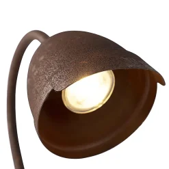 Lampe de table rustique brun rouille - Rax